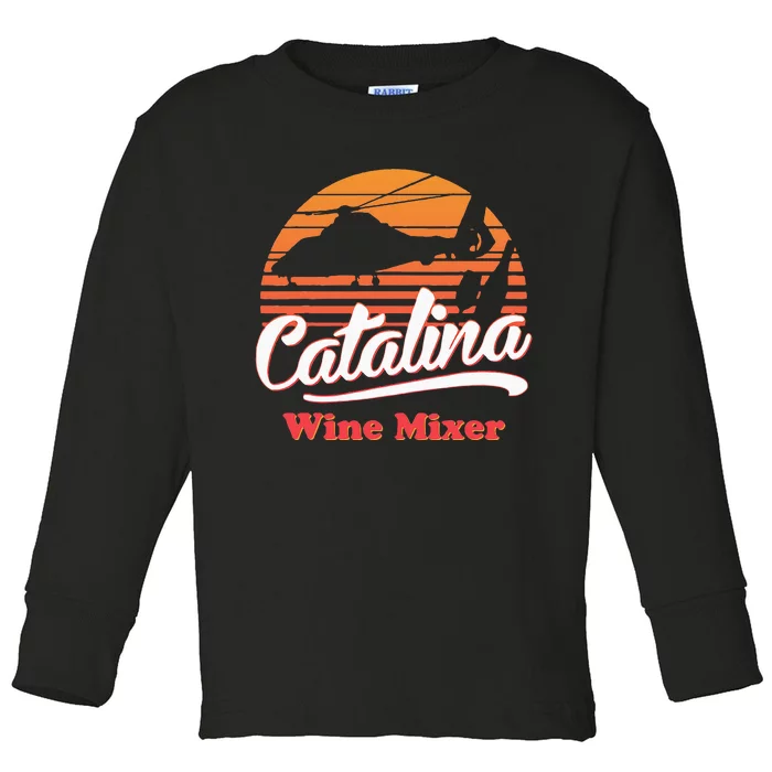 Catalina Mixer Wine Toddler Long Sleeve Shirt