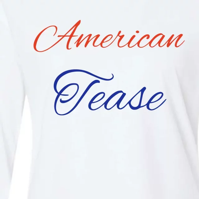 Casey Mae Wearing American Tease Womens Cotton Relaxed Long Sleeve T-Shirt