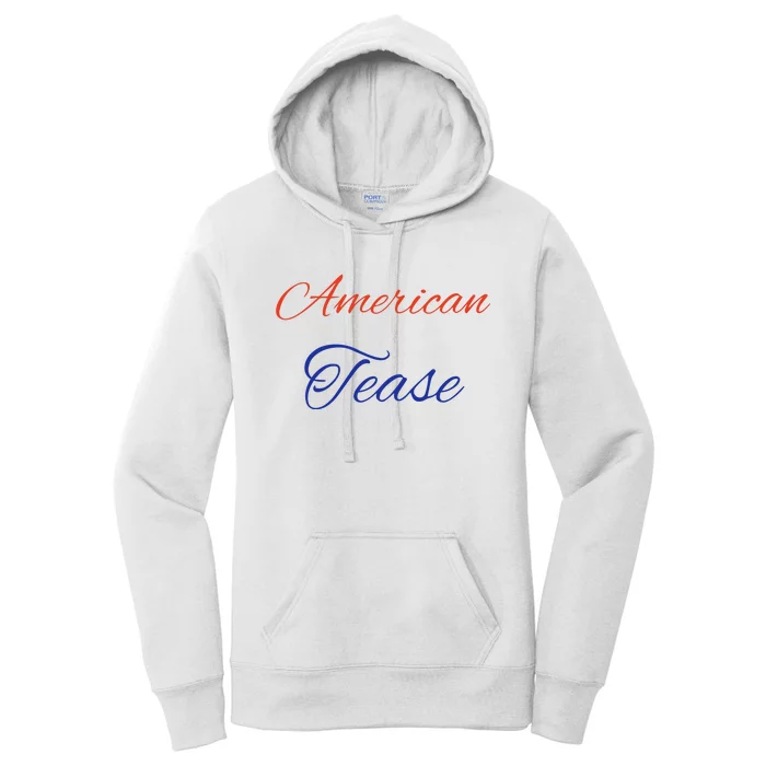 Casey Mae Wearing American Tease Women's Pullover Hoodie