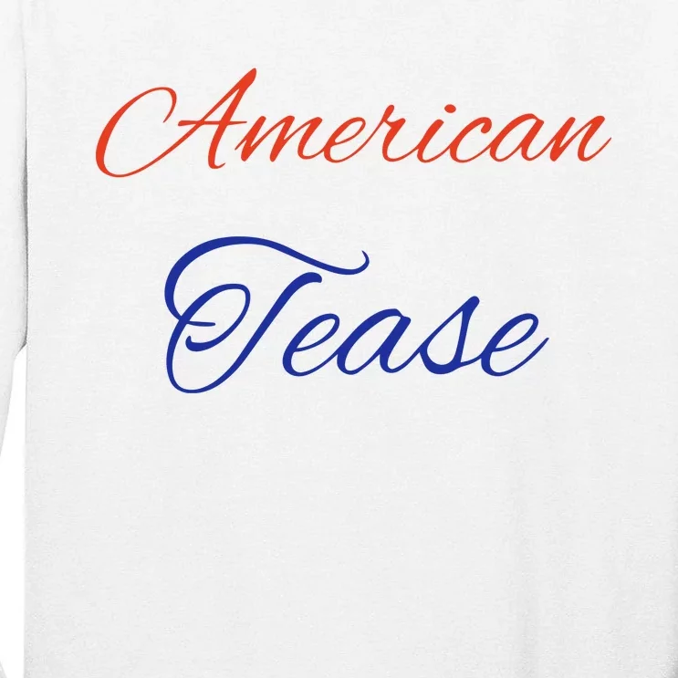 Casey Mae Wearing American Tease Tall Long Sleeve T-Shirt