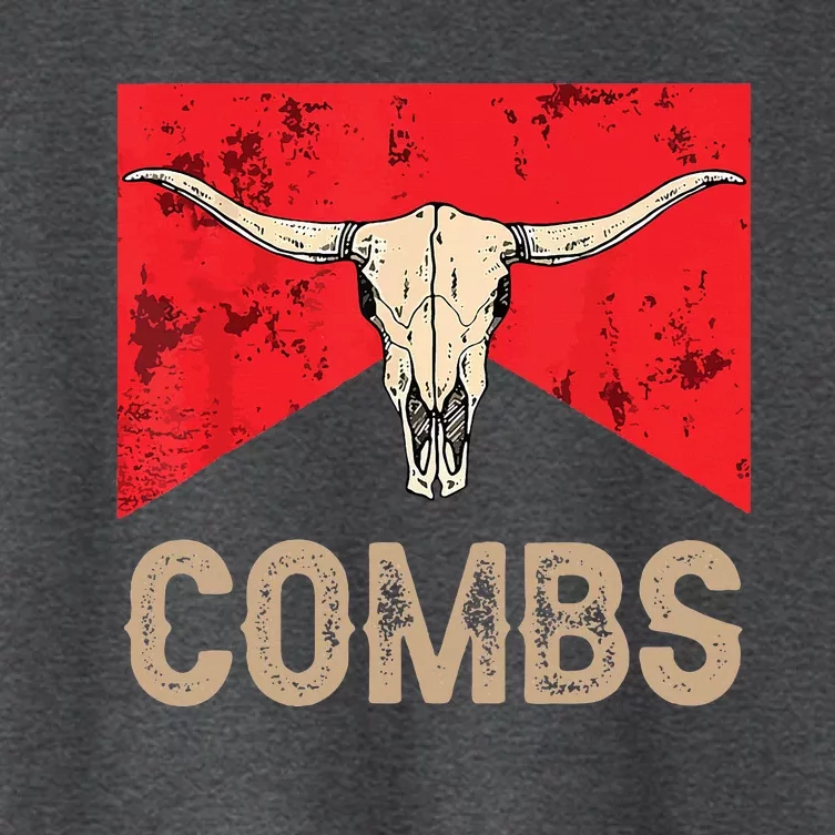 Country Music Western Cow Skull Cowboy Women's Crop Top Tee