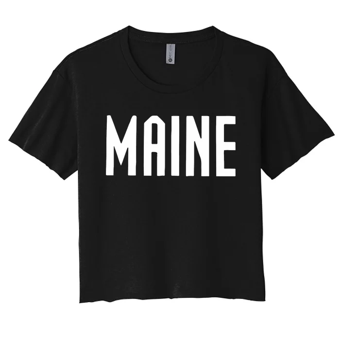 Celtics Maine Warmup Women's Crop Top Tee