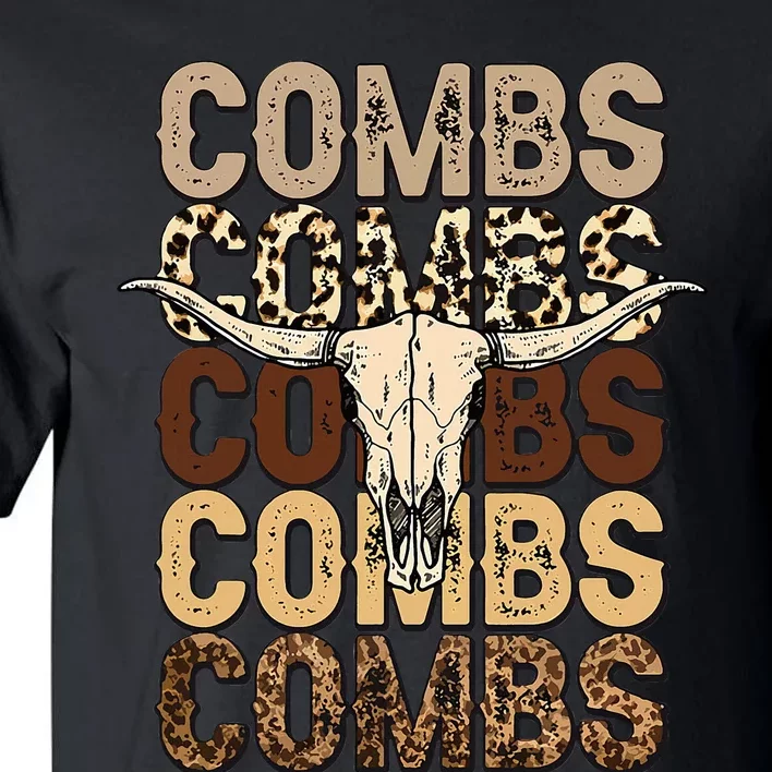 Country Music Western Cow Skull Cowboy Tall T-Shirt