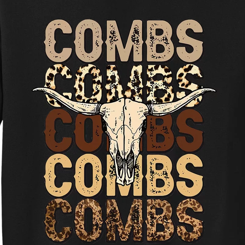 Country Music Western Cow Skull Cowboy Tall Sweatshirt