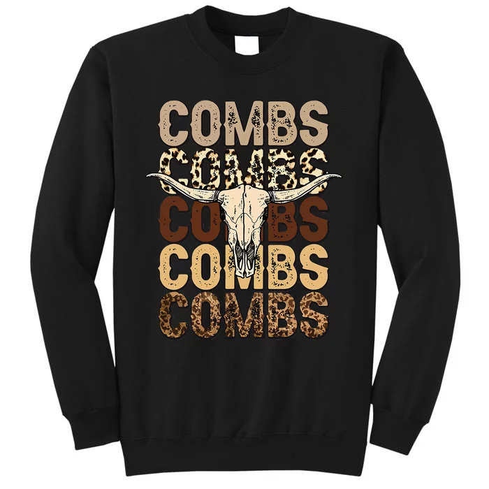 Country Music Western Cow Skull Cowboy Tall Sweatshirt