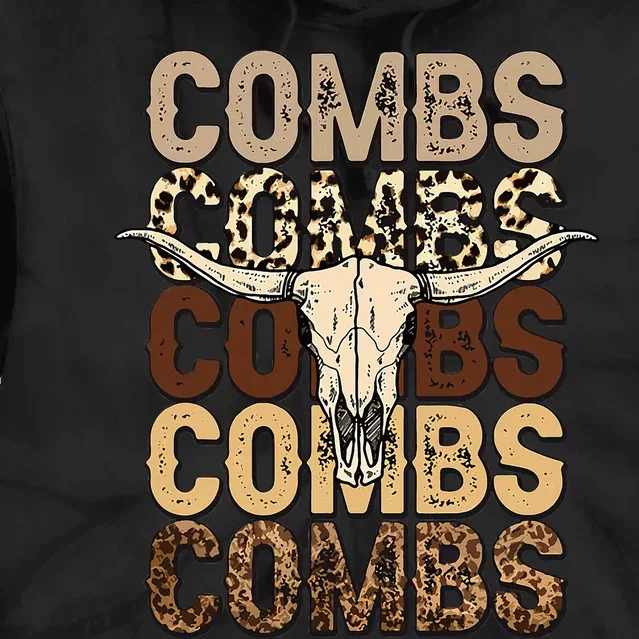 Country Music Western Cow Skull Cowboy Tie Dye Hoodie