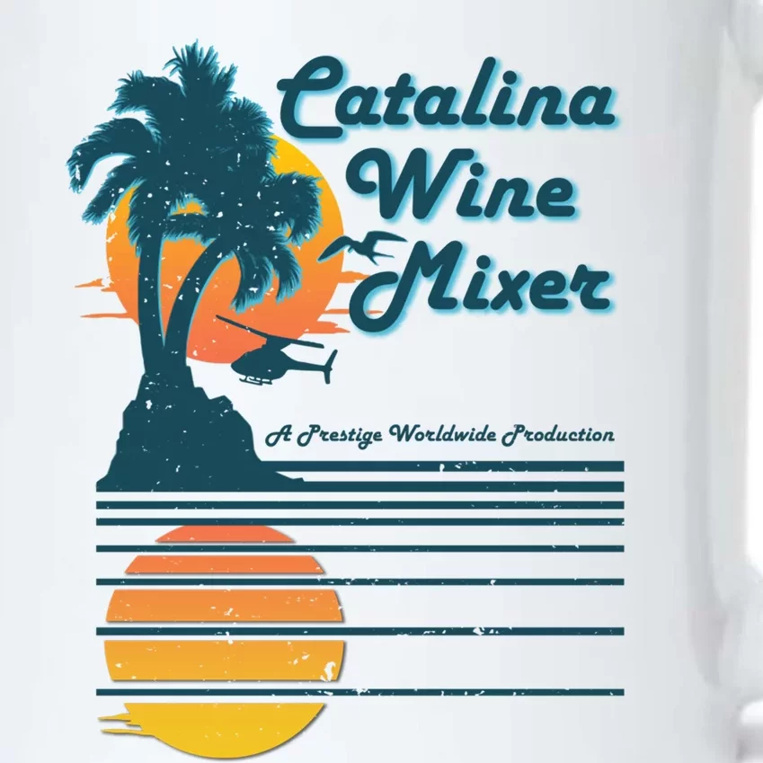 Catalina Mixer Wine Gift Black Color Changing Mug