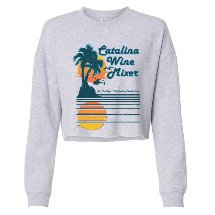 Catalina Mixer Wine Gift Cropped Pullover Crew