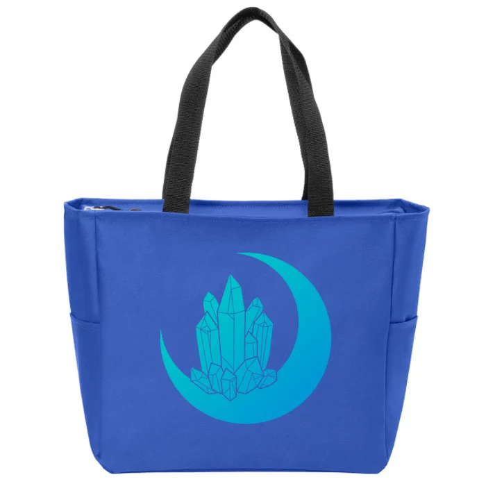 Crystal Moon Witch Wicca Witchcraft Witch Witches Moon Gift Zip Tote Bag