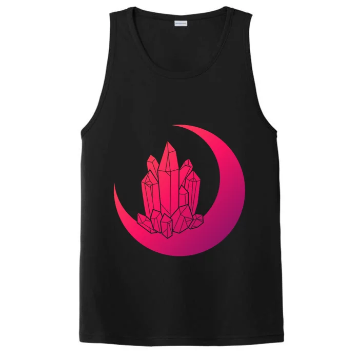 Crystal Moon Witch Wicca Witchcraft Witch Witches Moon Gift Performance Tank