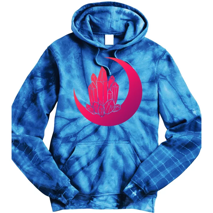 Crystal Moon Witch Wicca Witchcraft Witch Witches Moon Gift Tie Dye Hoodie