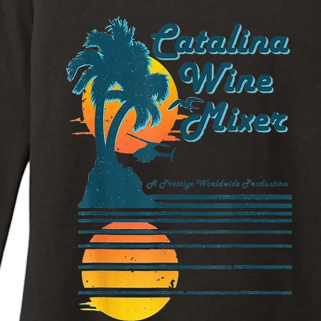 Catalina Mixer Wine Womens CVC Long Sleeve Shirt