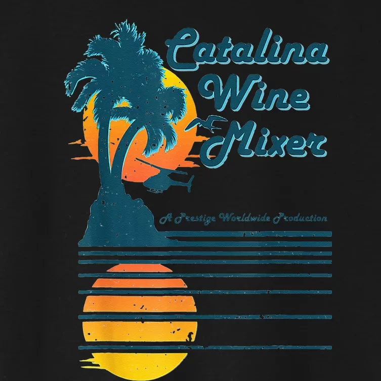 Catalina Mixer Wine Women's Crop Top Tee