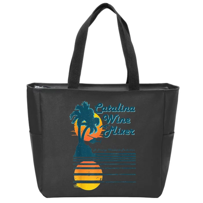 Catalina Mixer Wine Zip Tote Bag