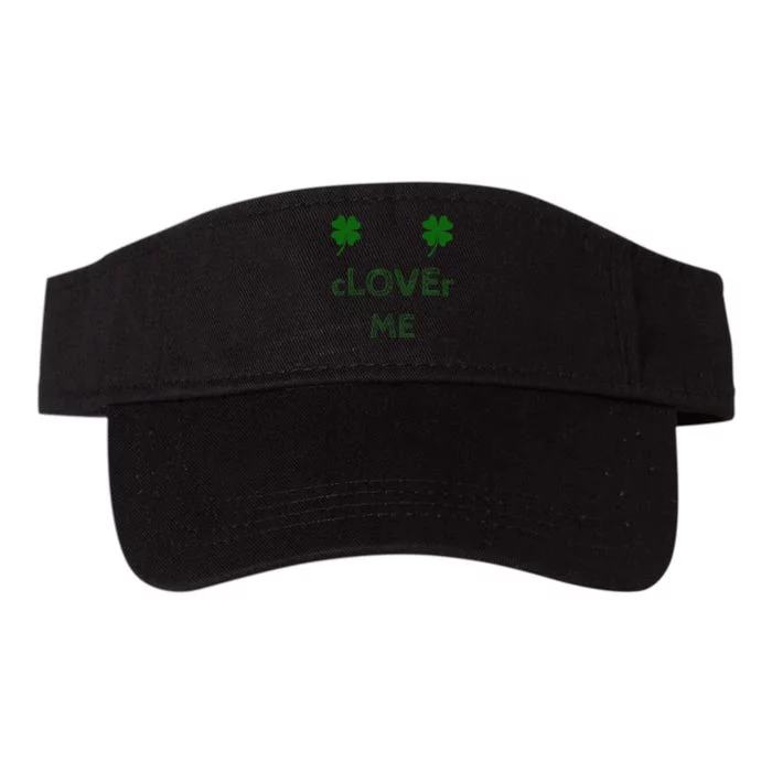 CLOVEr ME Word Play For St. Patrick's Day Valucap Bio-Washed Visor