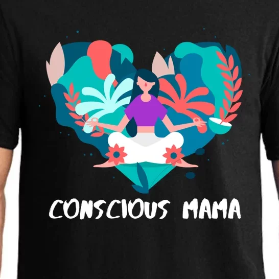 Conscious Mama Yoga Mom Cute Gift Pajama Set