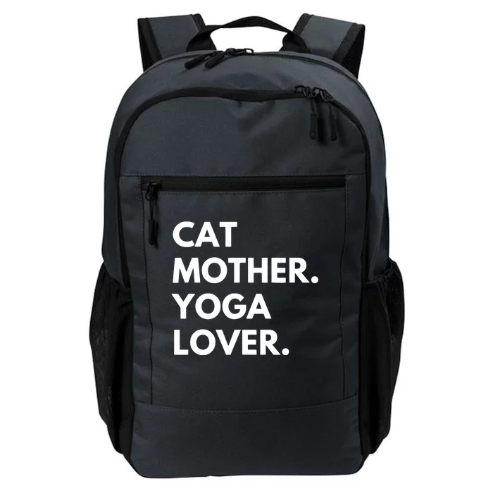 Cat Mother Yoga Lover Funny Cat Owner Daily Commute Backpack