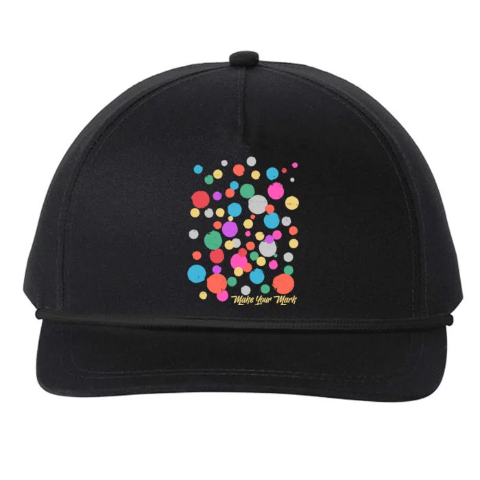 Cute Make You Mark International Dot Day Snapback Five-Panel Rope Hat