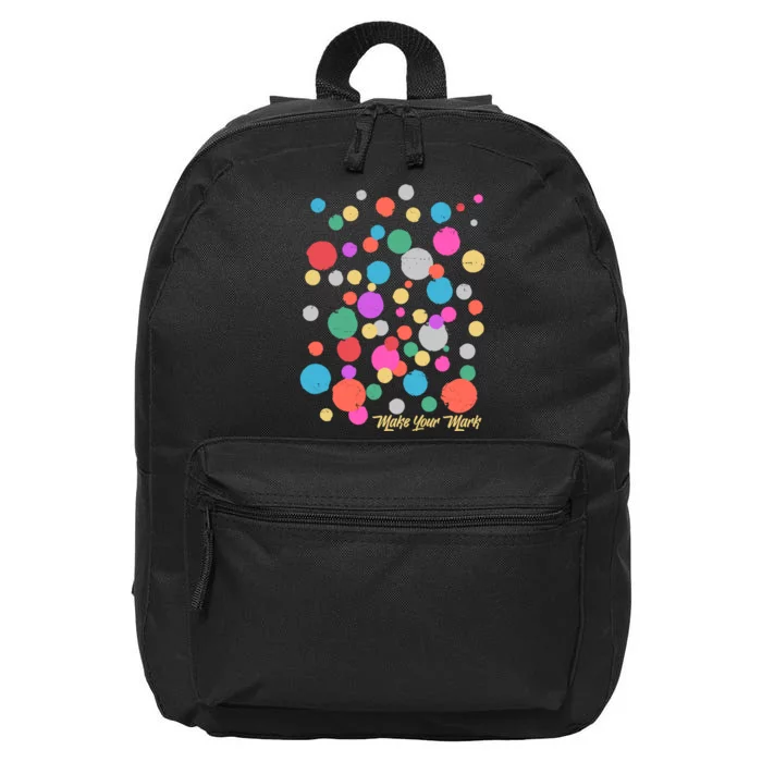 Cute Make You Mark International Dot Day 16 in Basic Backpack