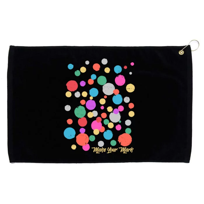 Cute Make You Mark International Dot Day Grommeted Golf Towel