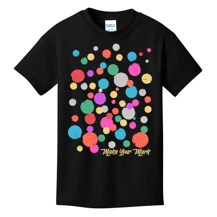 Cute Make You Mark International Dot Day Kids T-Shirt