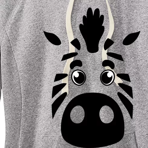 Cool Mountain Zebra Gift For Animal Lovers Women's Fleece Hoodie