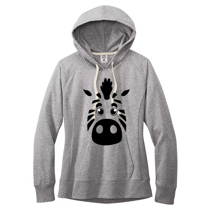 Cool Mountain Zebra Gift For Animal Lovers Women's Fleece Hoodie