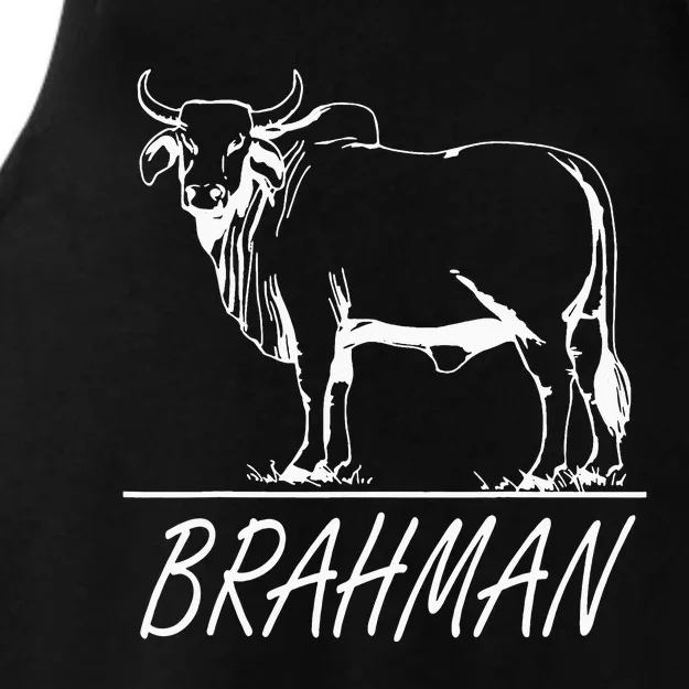 Cow Milk Zebu Cattle Brahma Bulls Brahman Ladies Tri-Blend Wicking Tank