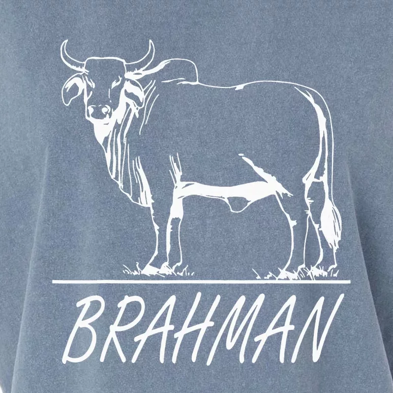 Cow Milk Zebu Cattle Brahma Bulls Brahman Garment-Dyed Women's Muscle Tee