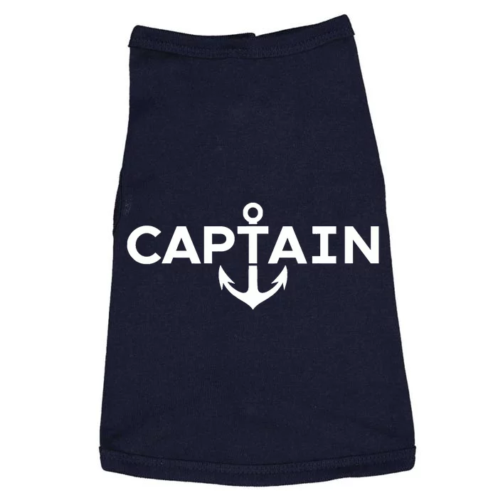 CAPTAIN NAUTICAL ANCHOR BOATER SAILOR YACHTING BOAT OWNER Doggie Tank