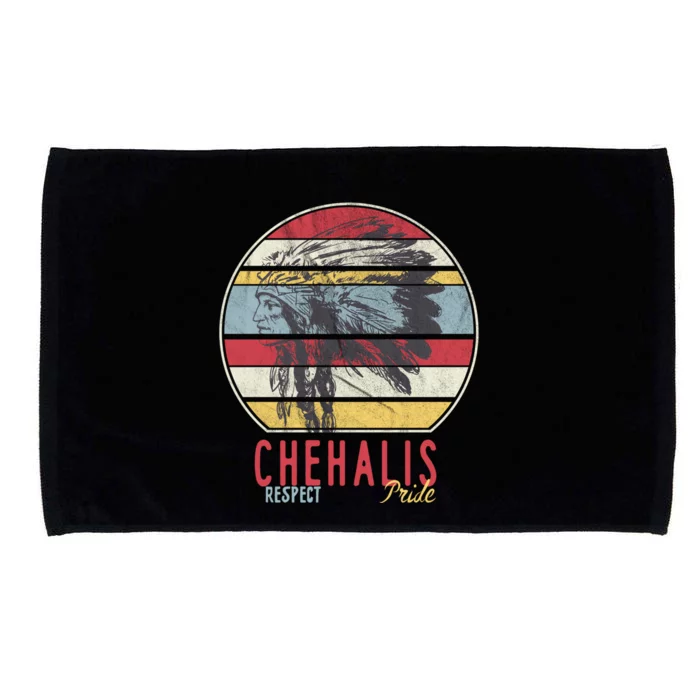 Chehalis Native American Indian Tribe Respect Pride Retro Gift Microfiber Hand Towel