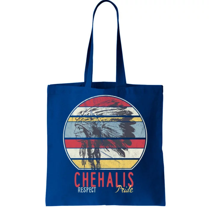 Chehalis Native American Indian Tribe Respect Pride Retro Gift Tote Bag