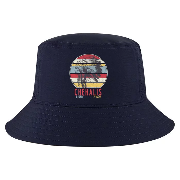 Chehalis Native American Indian Tribe Respect Pride Retro Gift Cool Comfort Performance Bucket Hat