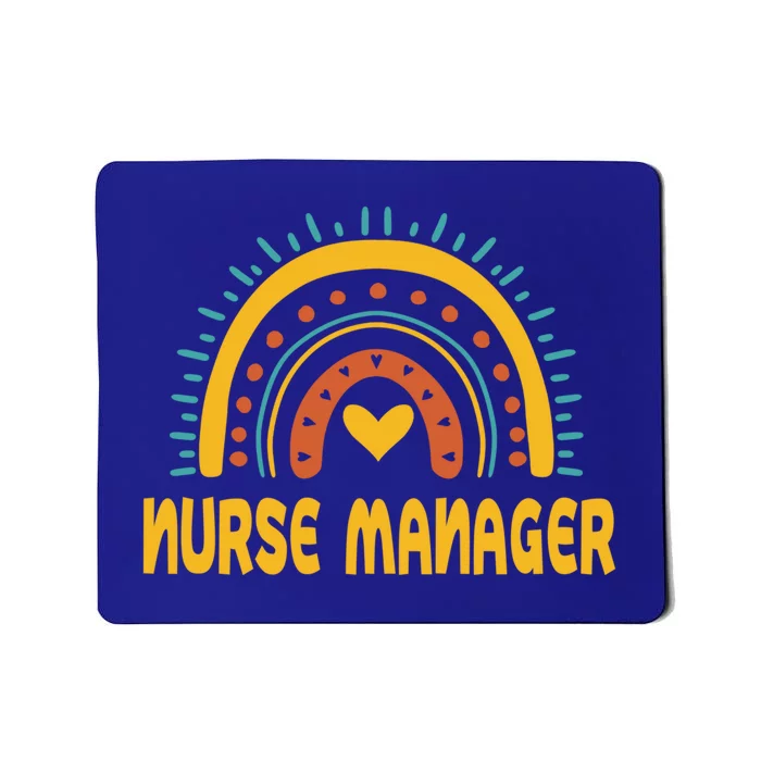 Cute Nurse Ager Rainbow Design Rn Nursing Leadership Meaningful Gift Mousepad