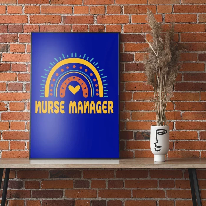 Cute Nurse Ager Rainbow Design Rn Nursing Leadership Meaningful Gift Poster