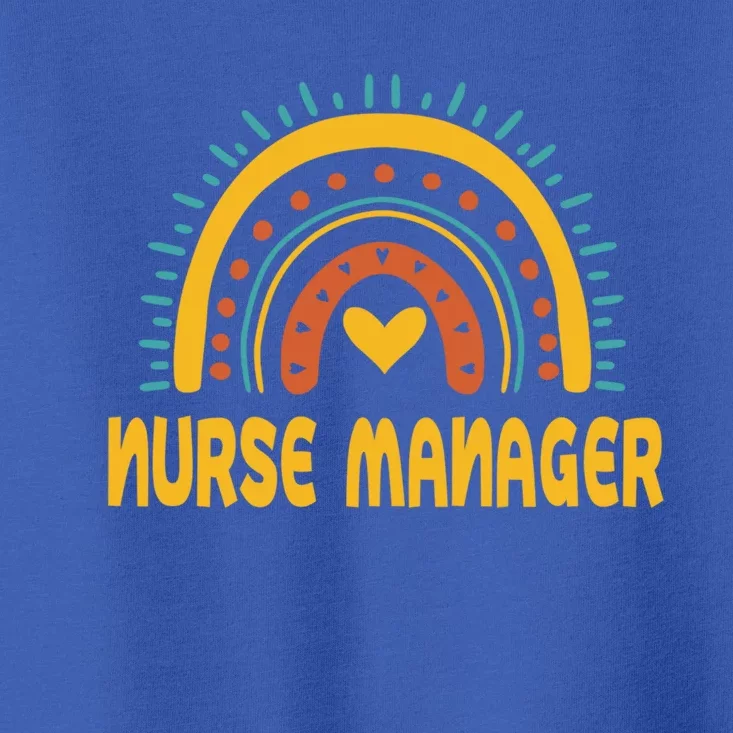 Cute Nurse Ager Rainbow Design Rn Nursing Leadership Meaningful Gift Toddler T-Shirt