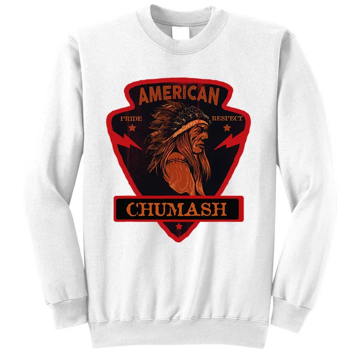 Chumash Native American Indian Pride Respect Arrow Sweatshirt