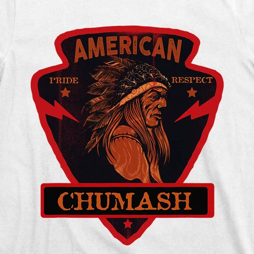 Chumash Native American Indian Pride Respect Arrow T-Shirt