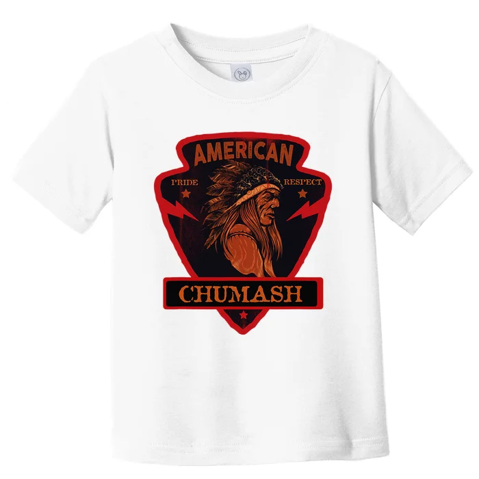 Chumash Native American Indian Pride Respect Arrow Toddler T-Shirt