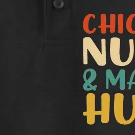 Chicken Nugs and Mama Hugs Nuggets Foodies Lovers Dry Zone Grid Performance Polo