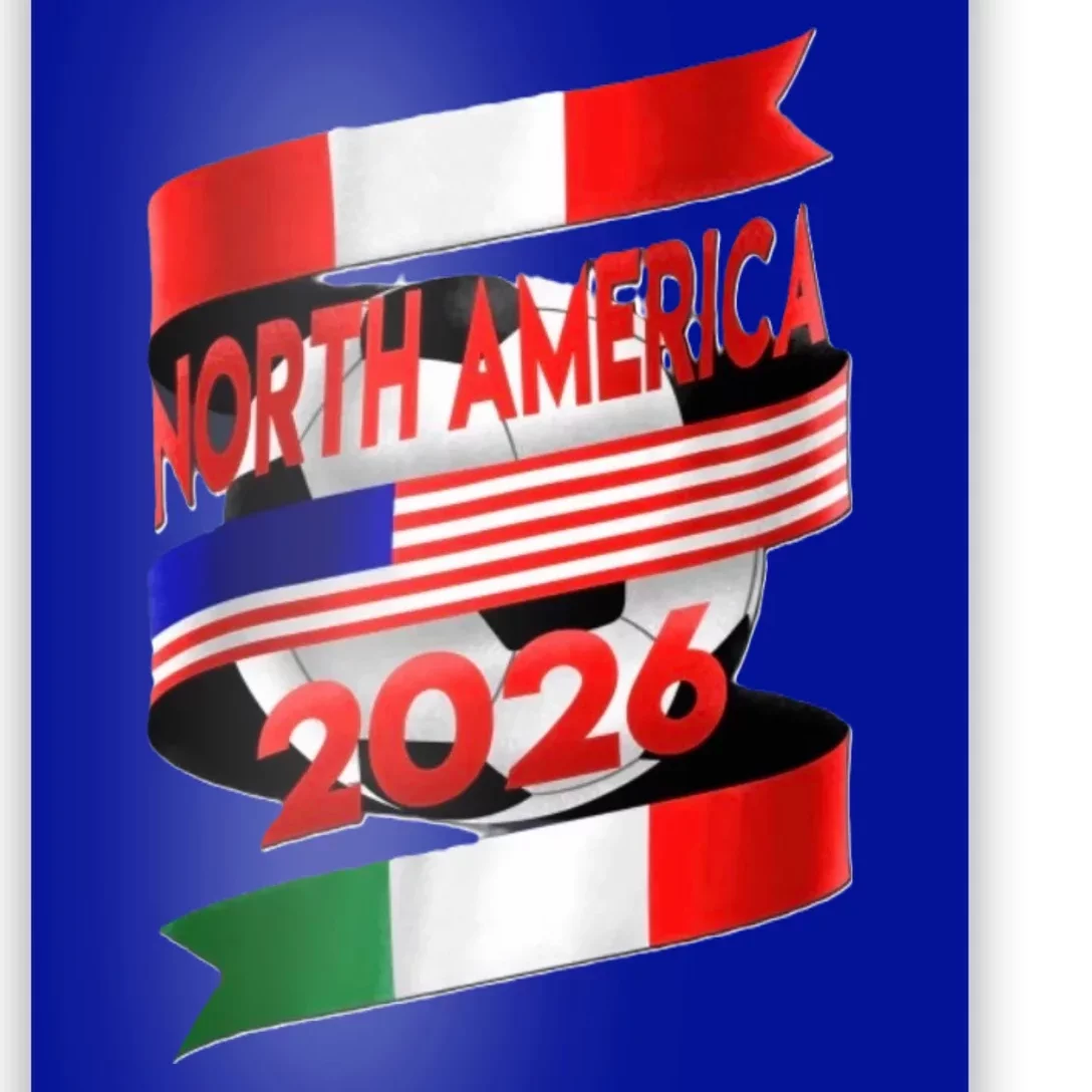 Cool North America Canada Mexico Soccer Cup 2026 Poster