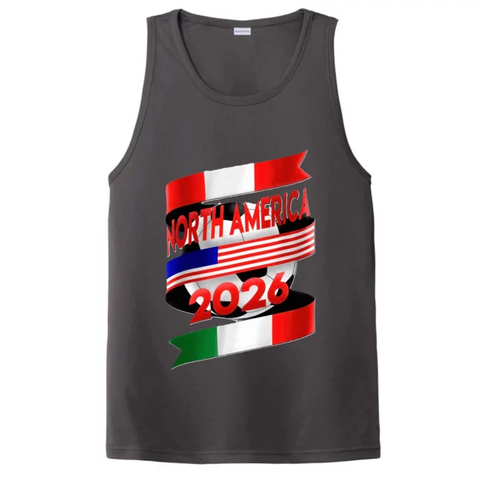 Cool North America Canada Mexico Soccer Cup 2026 Performance Tank