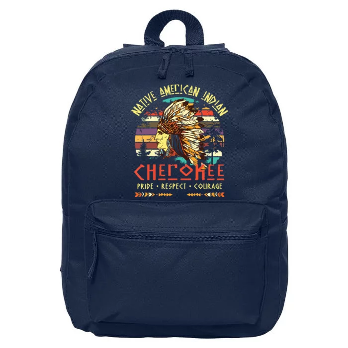 Cherokee Native American Indian Pride Indigenous Tribe 16 in Basic Backpack