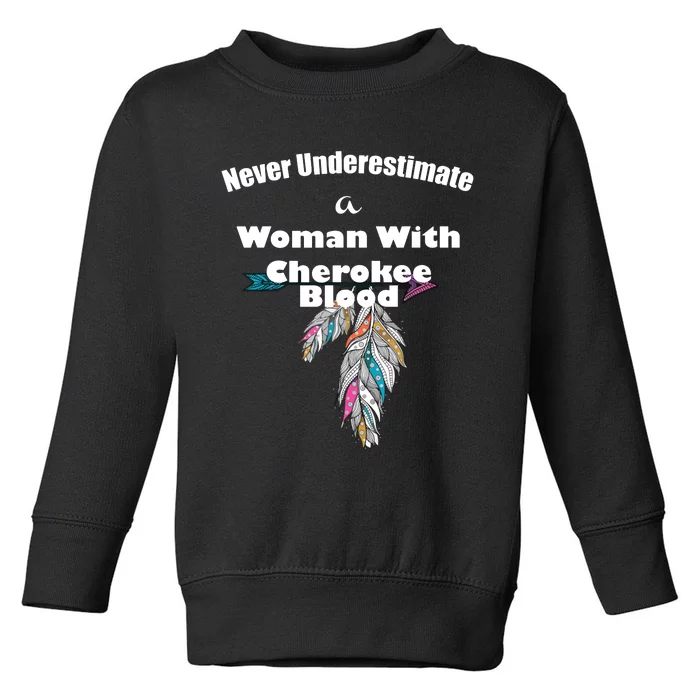 Cherokee Native American Toddler Sweatshirt