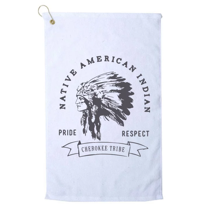 Cherokee Native American Platinum Collection Golf Towel