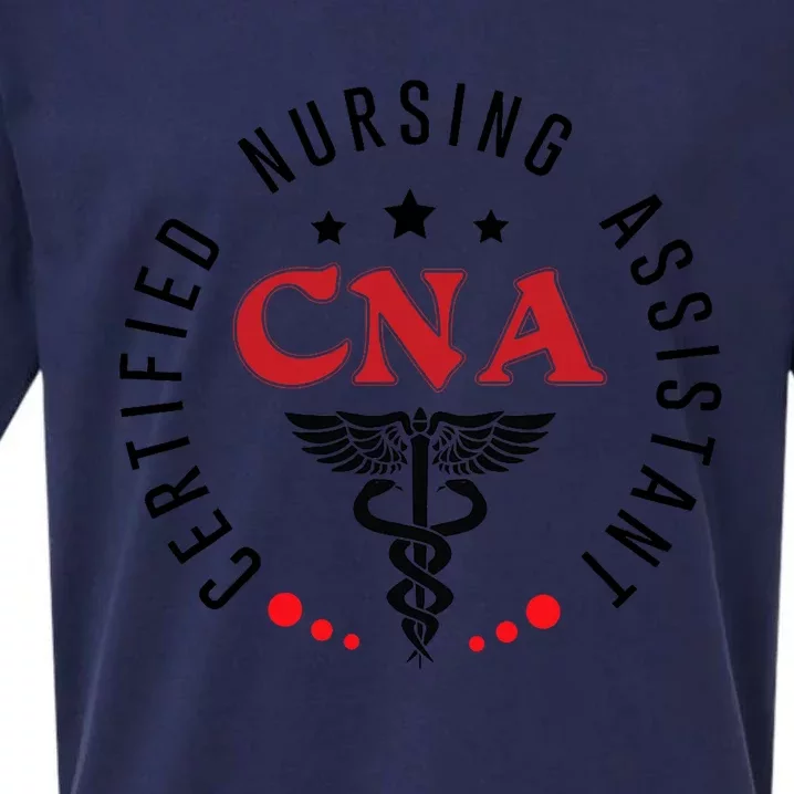 Cna Nurse Assistant Certified Nursing Assistant For Work Sueded Cloud Jersey T-Shirt