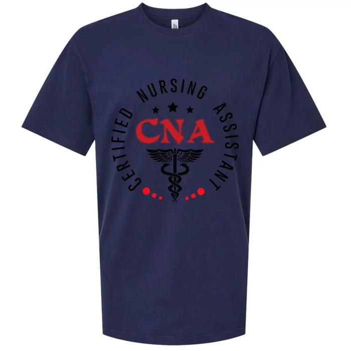 Cna Nurse Assistant Certified Nursing Assistant For Work Sueded Cloud Jersey T-Shirt