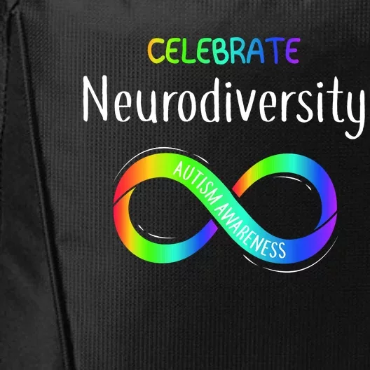 Celebrate Neurodiversity Autism Awareness Month Infinity City Backpack