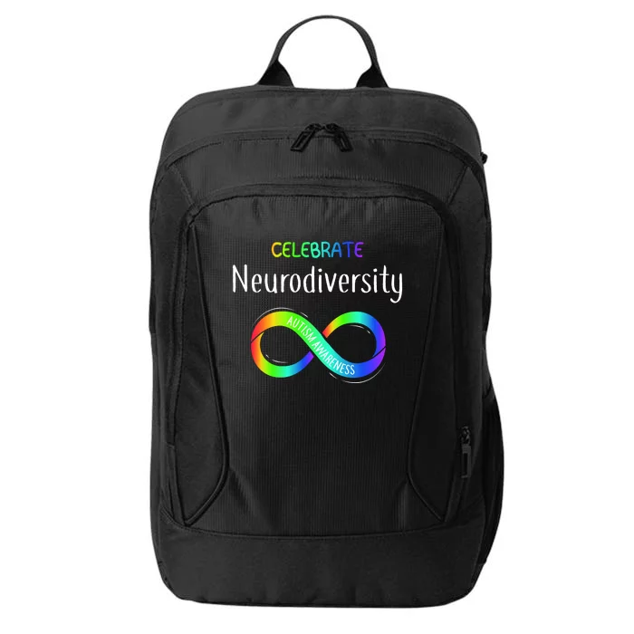 Celebrate Neurodiversity Autism Awareness Month Infinity City Backpack