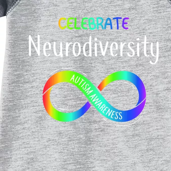 Celebrate Neurodiversity Autism Awareness Month Infinity Infant Baby Jersey Bodysuit